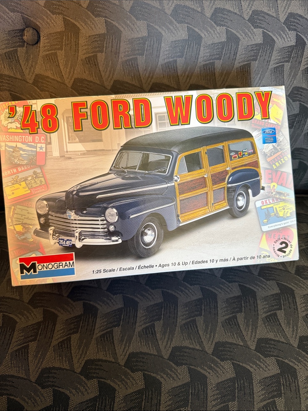 'Rare 48 Ford Woody Model Kit Monogram